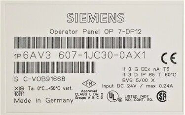 Siemens 6AV3607-1JC30-0AX1 | In Stock Ships Overnight